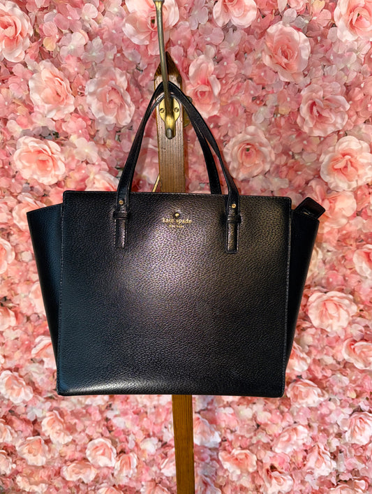 Kate Spade Black Hayden Grand Street Bag Crossbody//Satchel