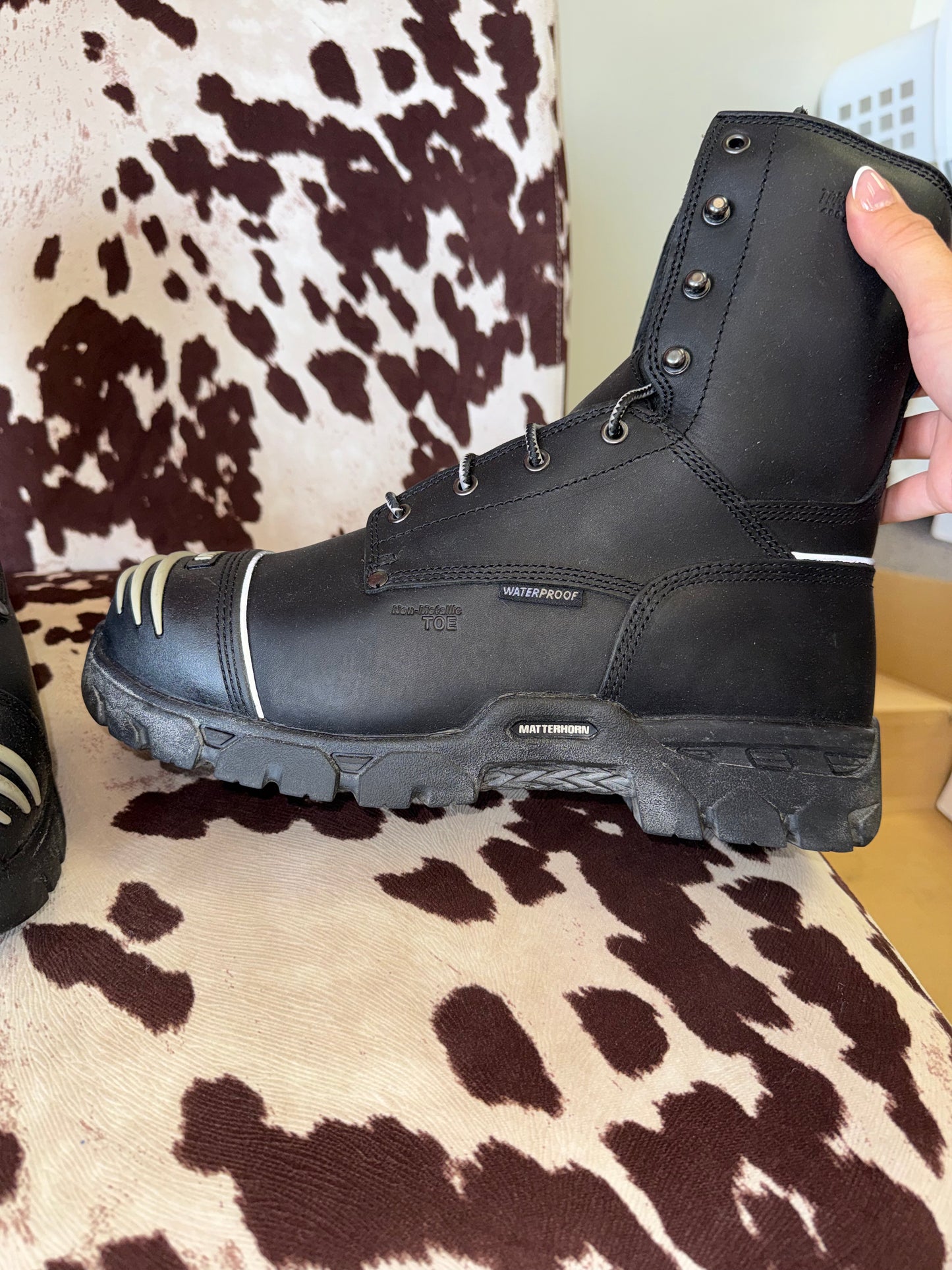 Matterhorn Men's 8" Waterproof Met-Guard Composite Toe Mining Boots
