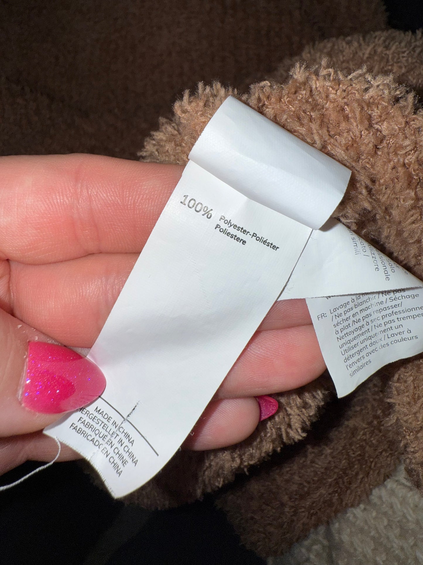 (Large) Brown V-Neck Super Soft Sweater