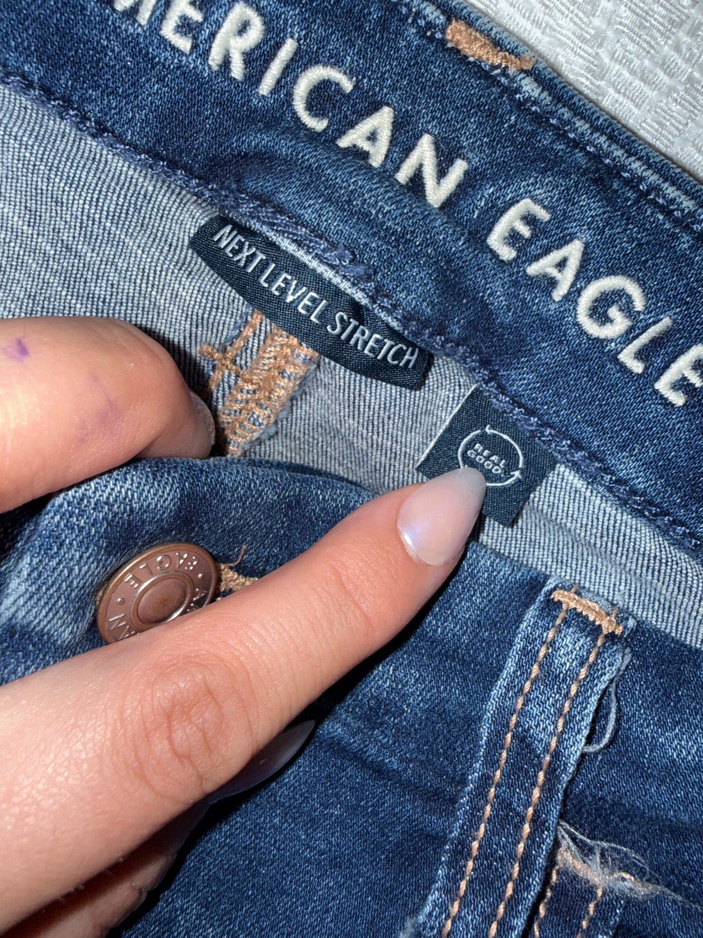 NWT American Eagle (10S) Brand New Curvy High Rise Jegging Jeans w/ Stretch