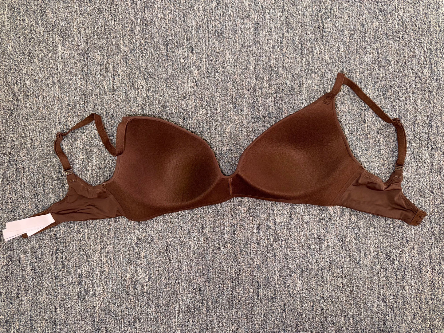 Victoria's Secret (32D) Brown Smooth Soft T-Shirt Lightly Lined Wireless Bra