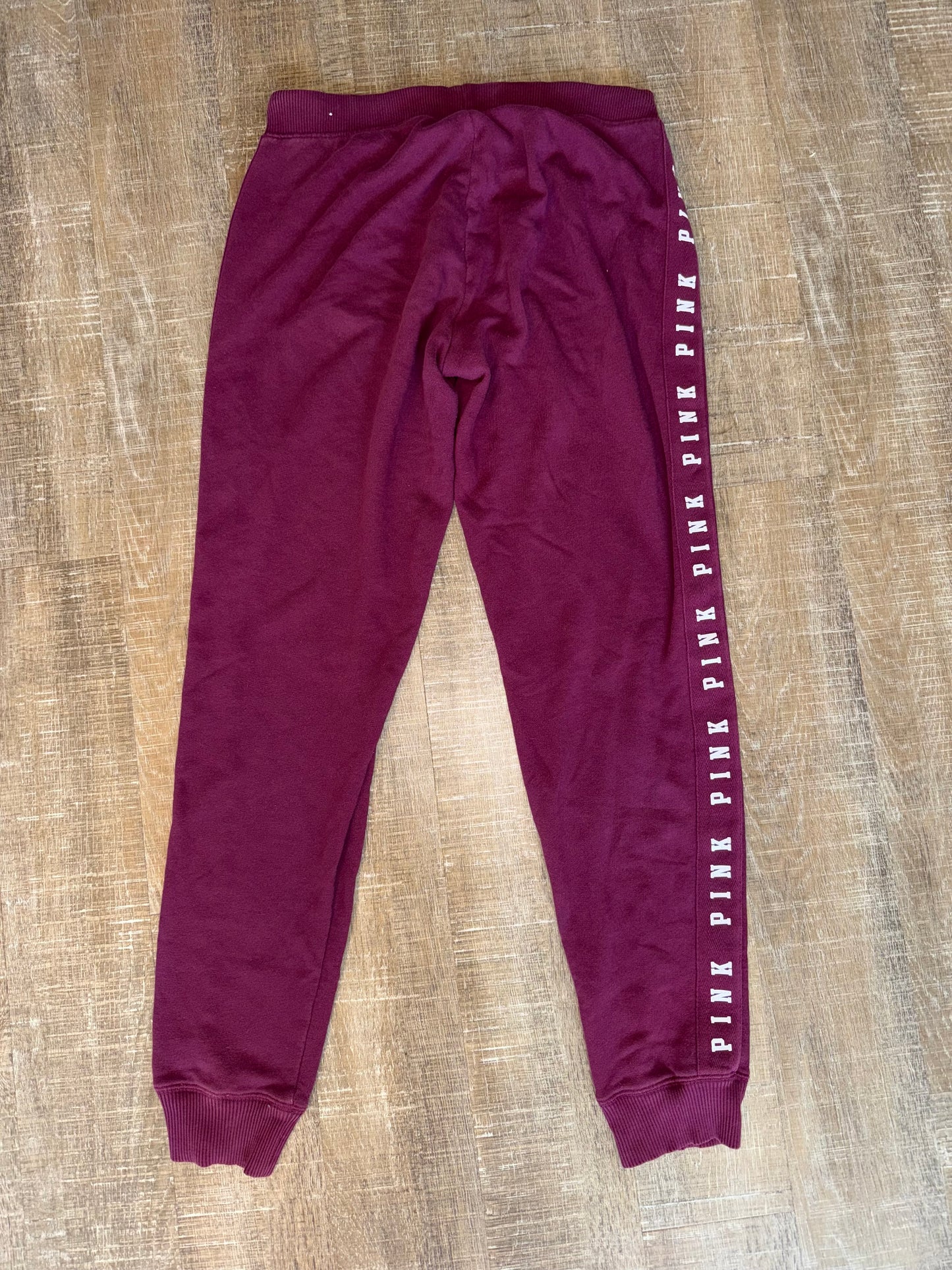 PINK Victoria's Secret (XS) Maroon Jogger Sweatpants