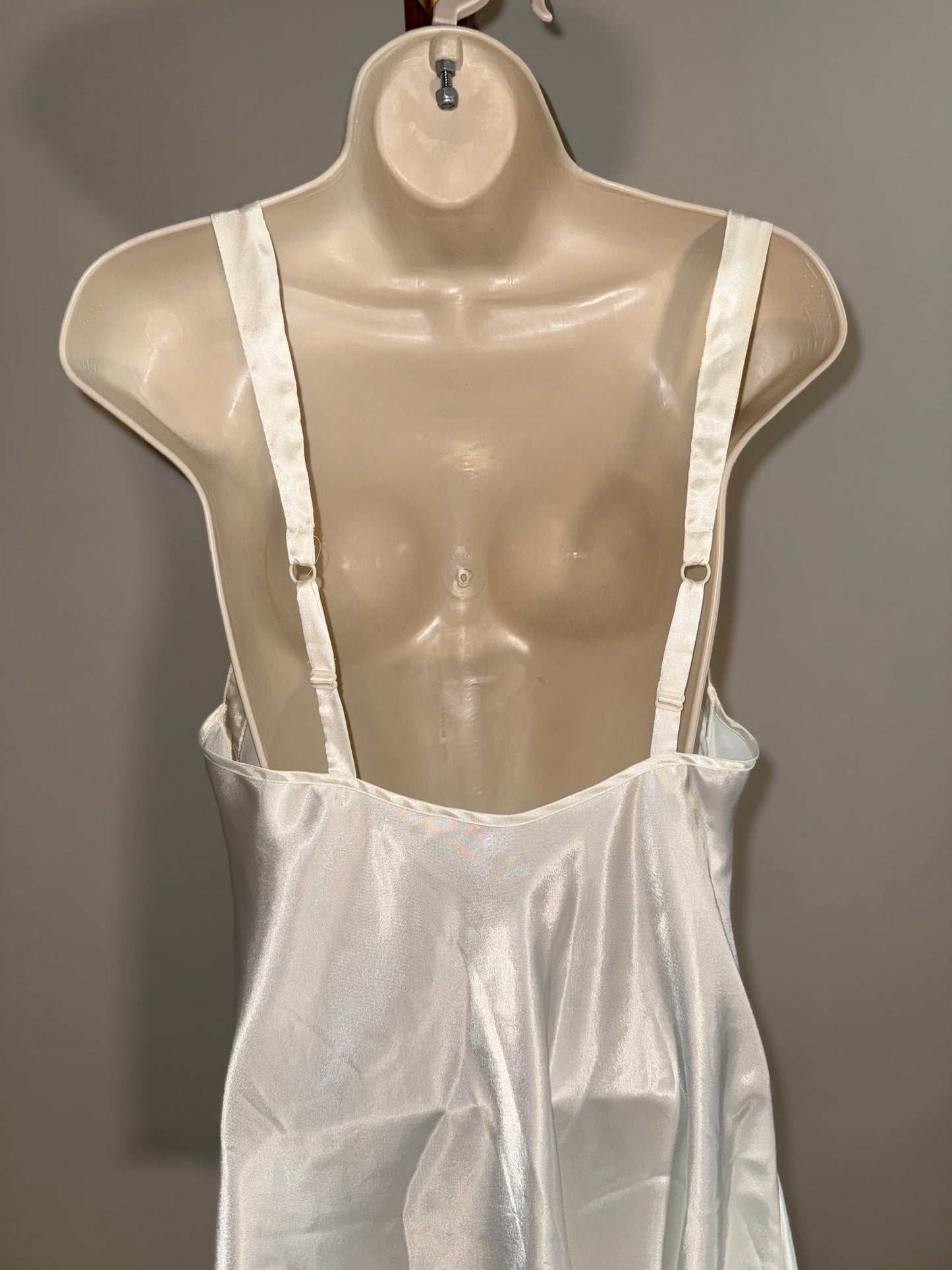 Victoria's Secret (Medium) White Ivory Vintage Bridal Chemise Slip Dress