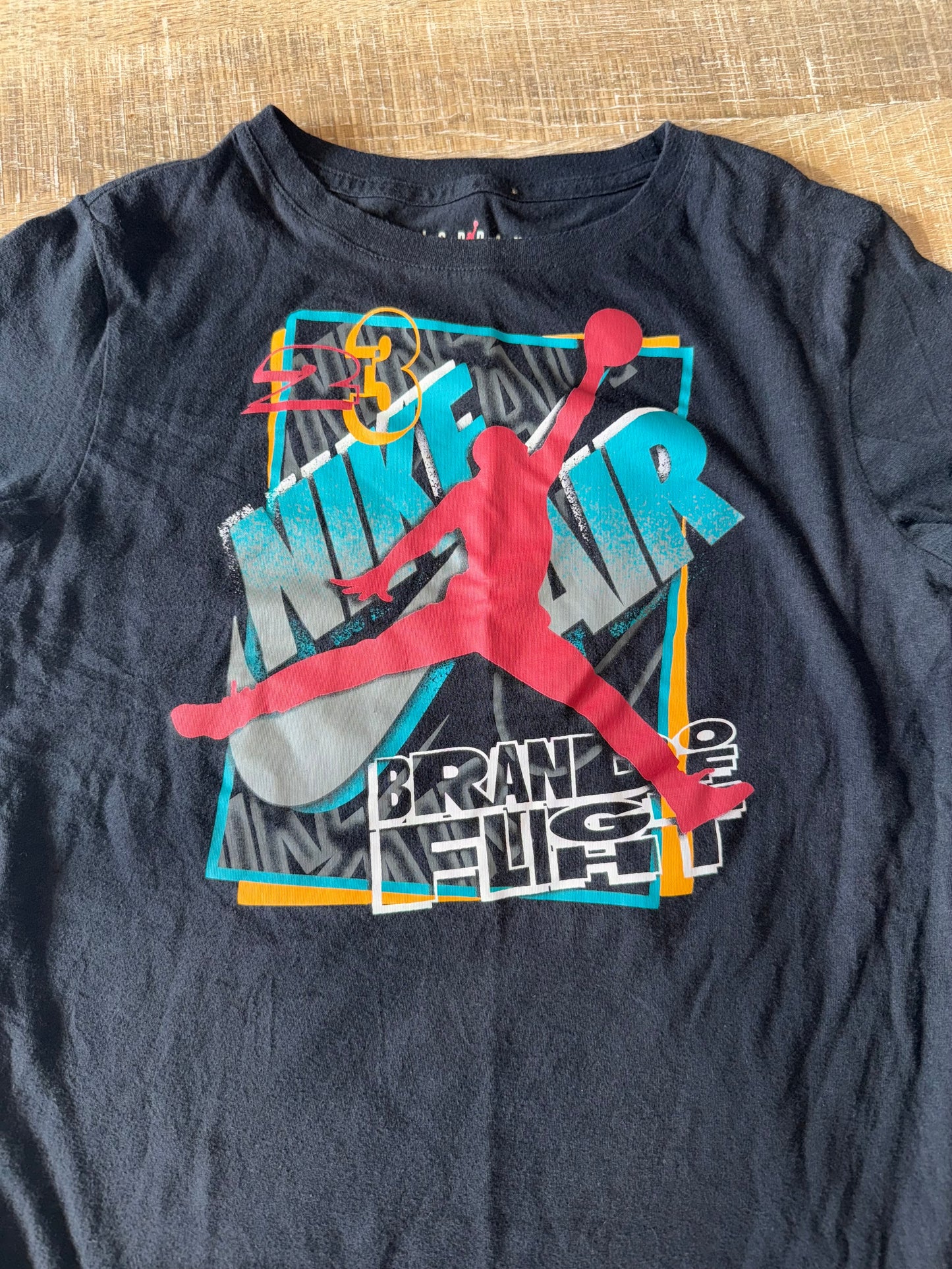 Jordan (Large) Black Graphic T-Shirt