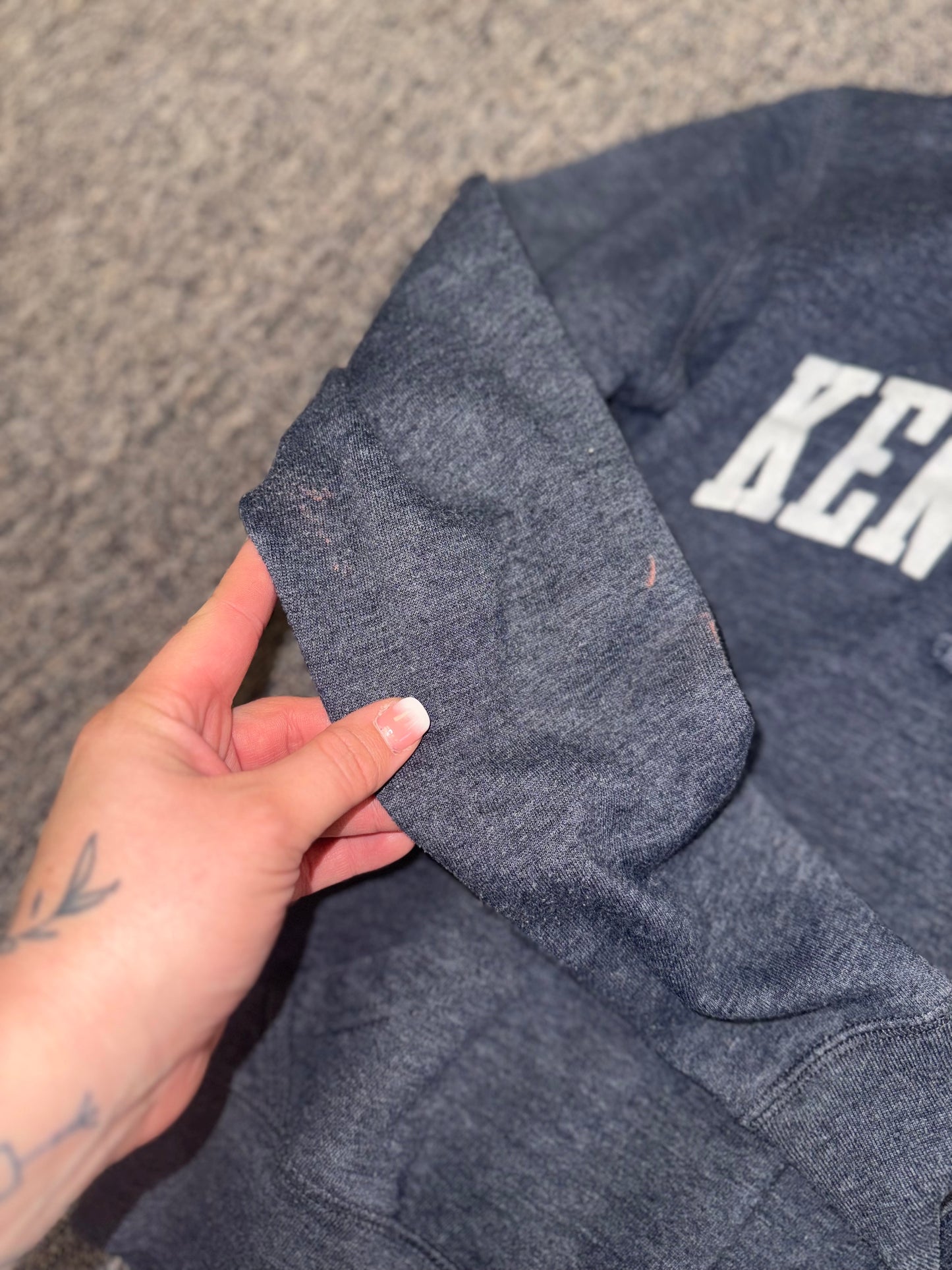 *FREE WITH PURCHASE* Redshirt (Medium) Grey//White Kent State Hoodie