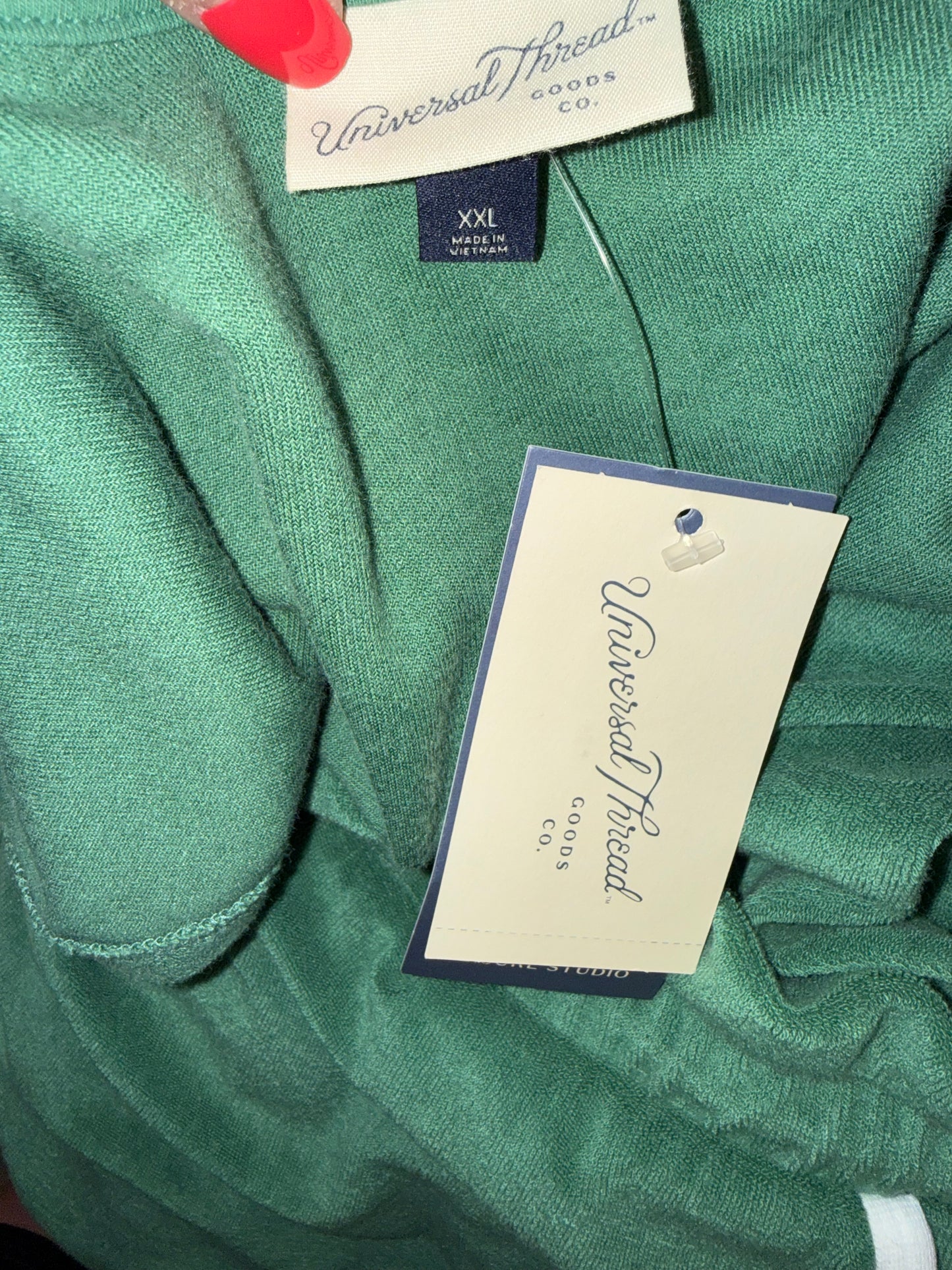 NWT Universal Threads (XXL) Brand New Green Soft Romper