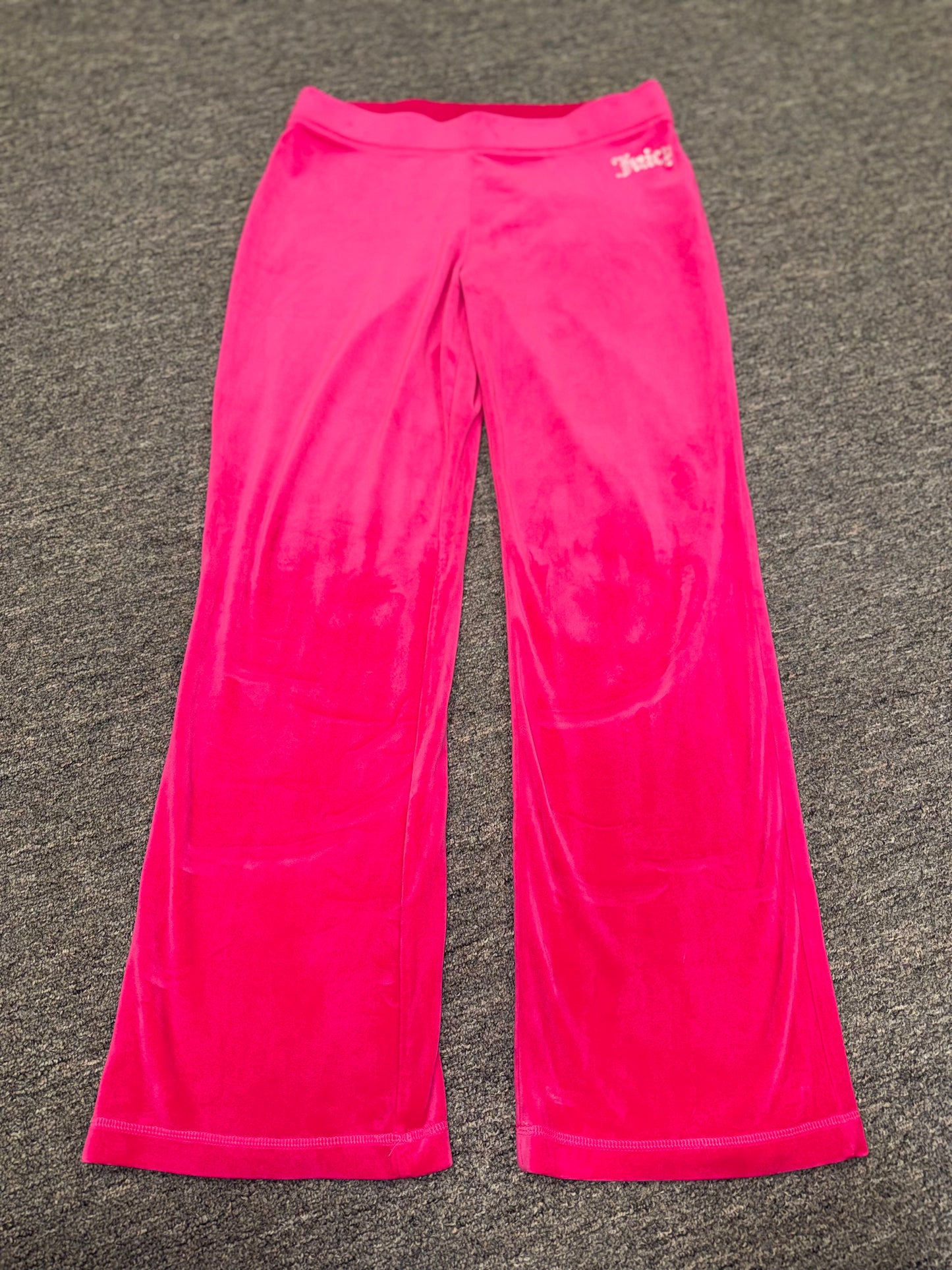 Juicy Couture (Medium) Hot Pink Velour Bootcut Sweatpants
