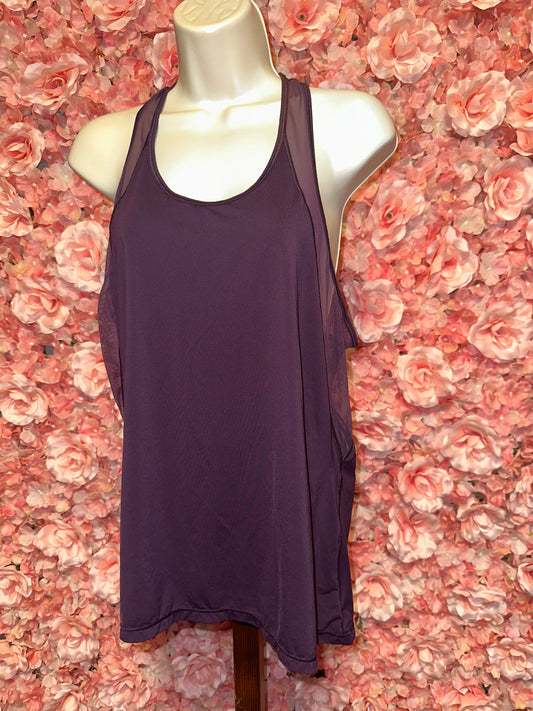 Victoria's Sport (Large) Purple Mesh Lightweight Tank Top