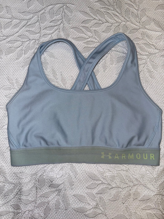 Under Armour (Medium) Blue/Green Compression Sports Bra