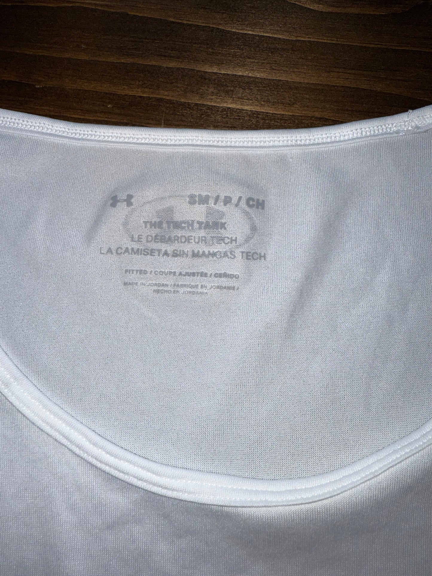 NWT Under Armour (Small) Brand New White Tech Fitted Tank Top