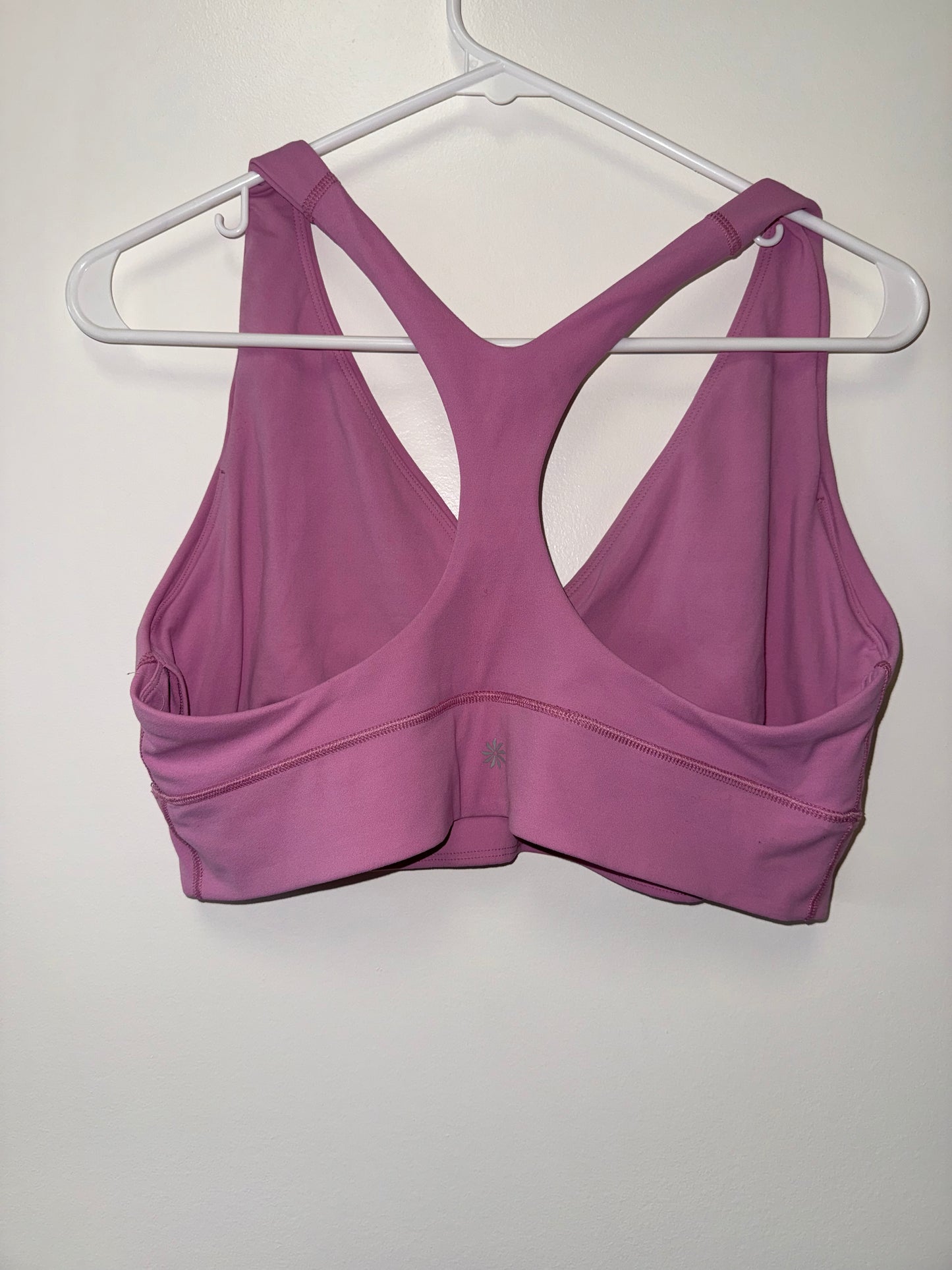 Athleta (XL) Pink Smooth Soft Padded V-Neck Bra