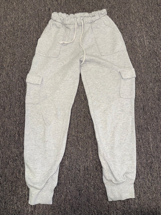 PINK Victoria's Secret (XS) Grey Drawstring Cargo Jogger Sweatpants