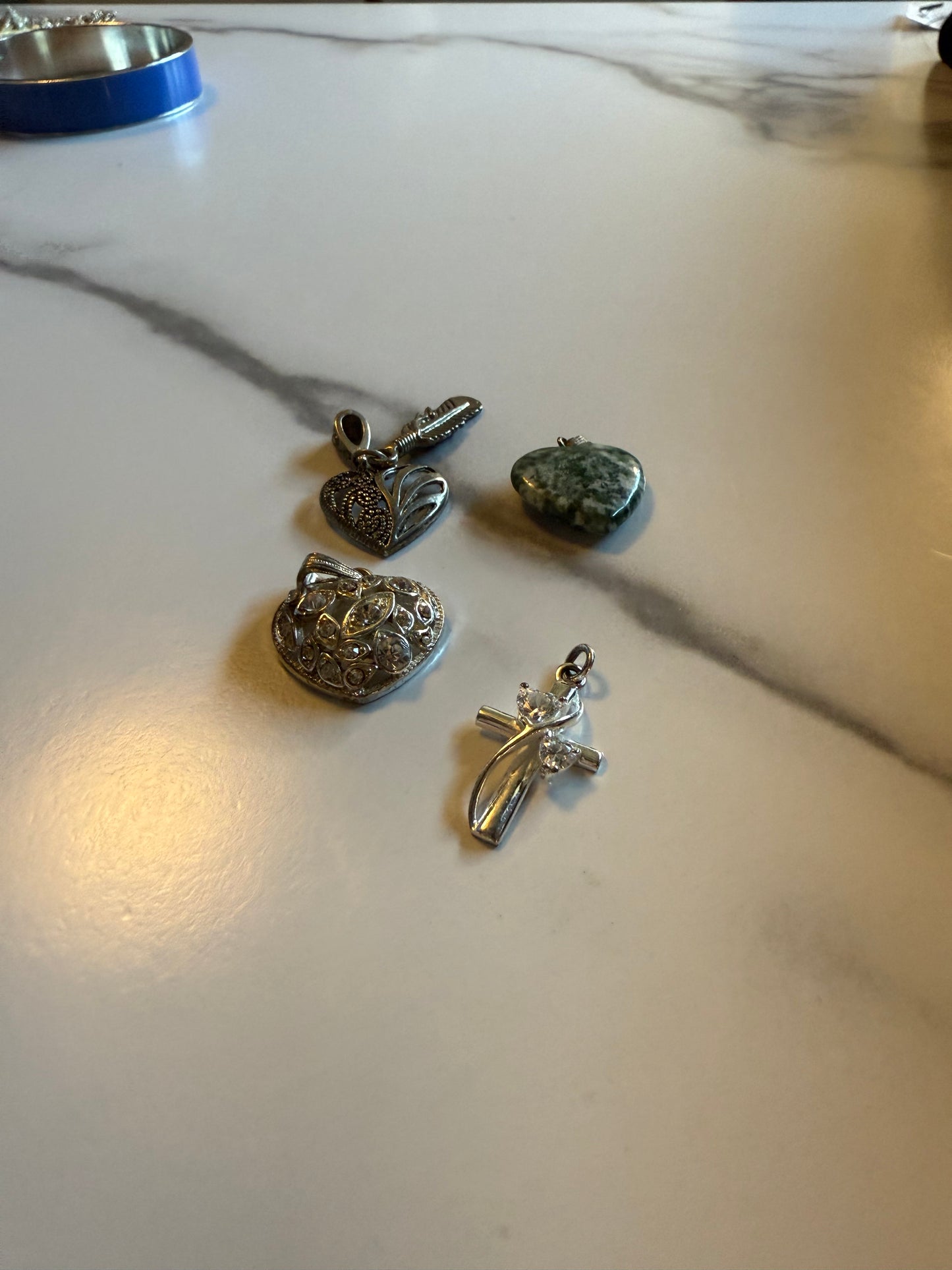 4 Piece Pendant Jewelry Charms