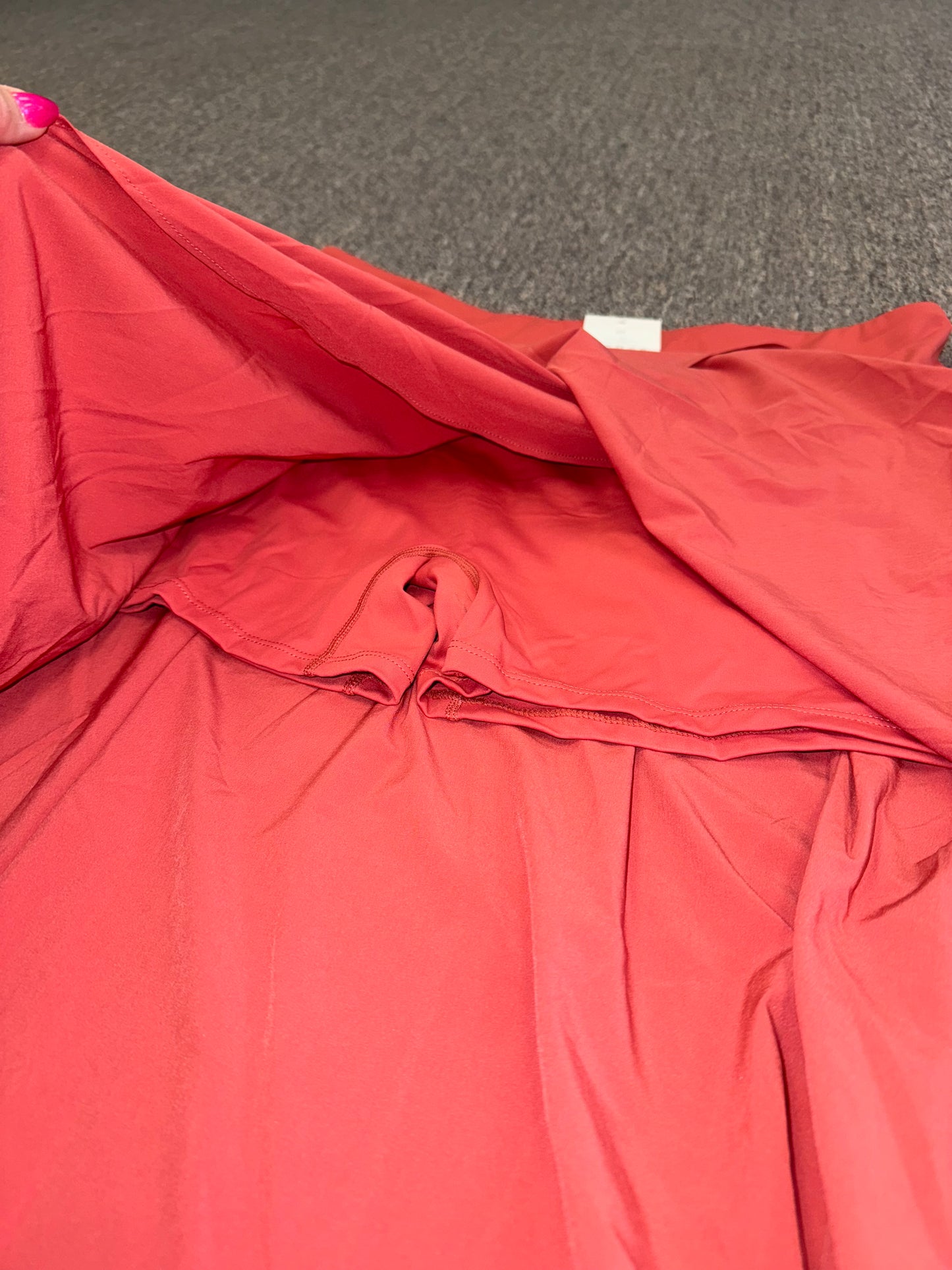 NWT Halara (2X) Brand New Orange High Rise Breezeful Asymmetrical Skort