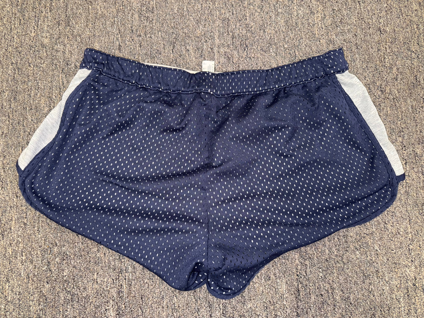Champion (Large) Women's Navy Blue Mesh Activewear Shorts
