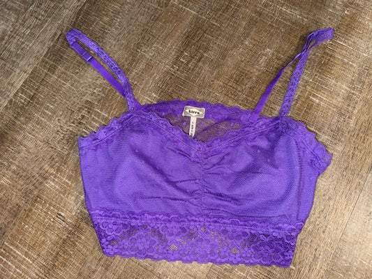 Kirra (Large) Purple Sheer/Lace Lightweight Bra