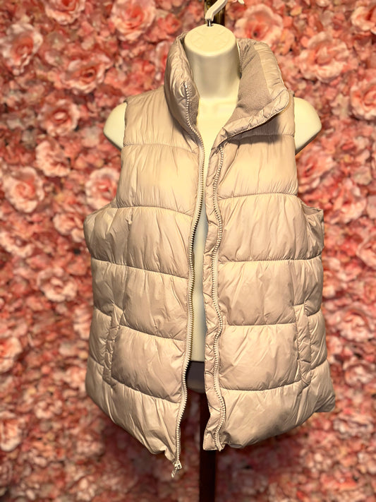 Old Navy (Medium) Light Pink Puffer Vest