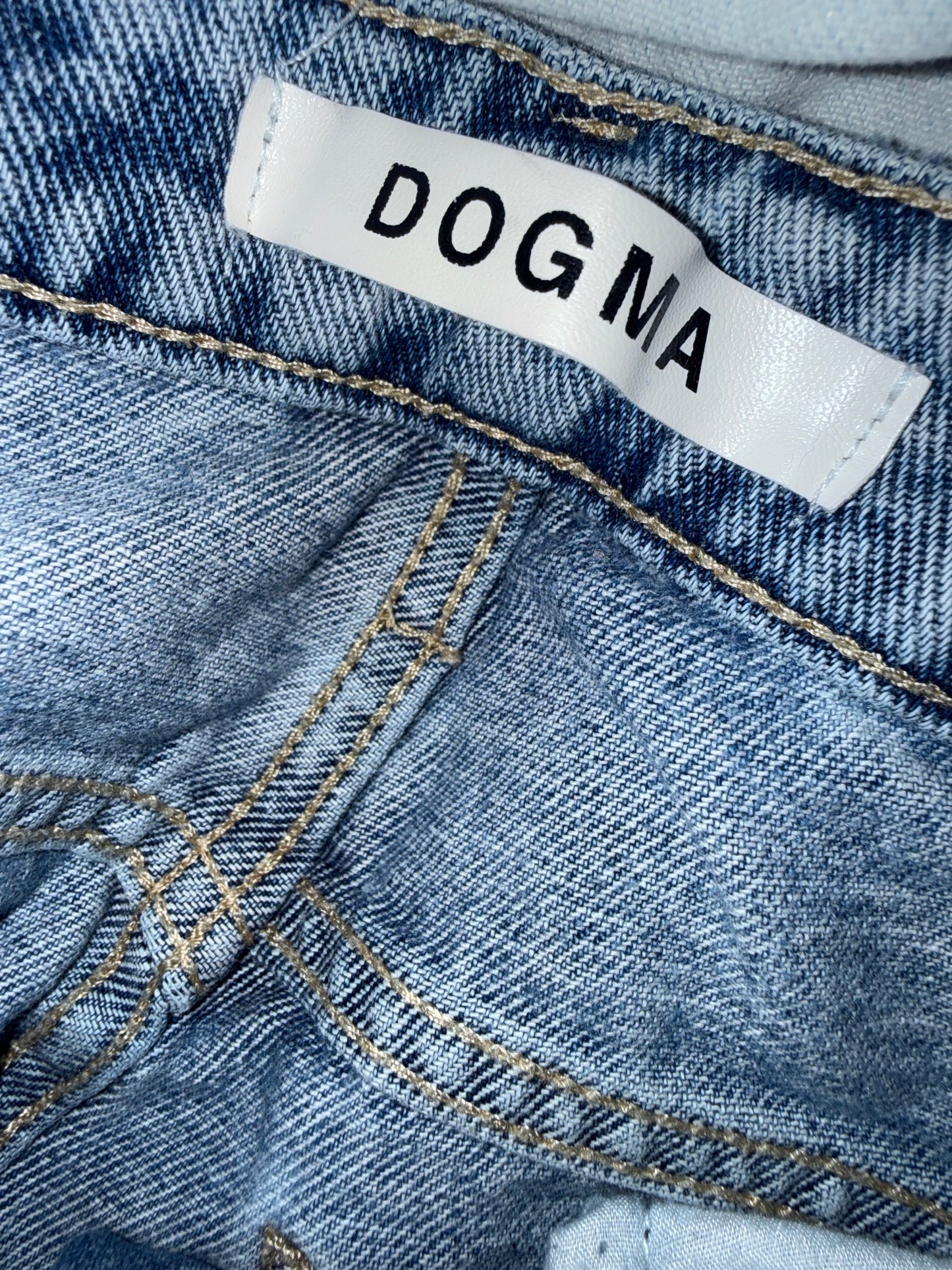 Dogma (1) Distressed Denim Jean Shorts