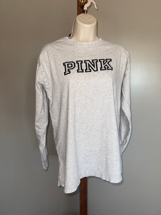 PINK Victoria's Secret (XS) Grey Long Sleeve Tee