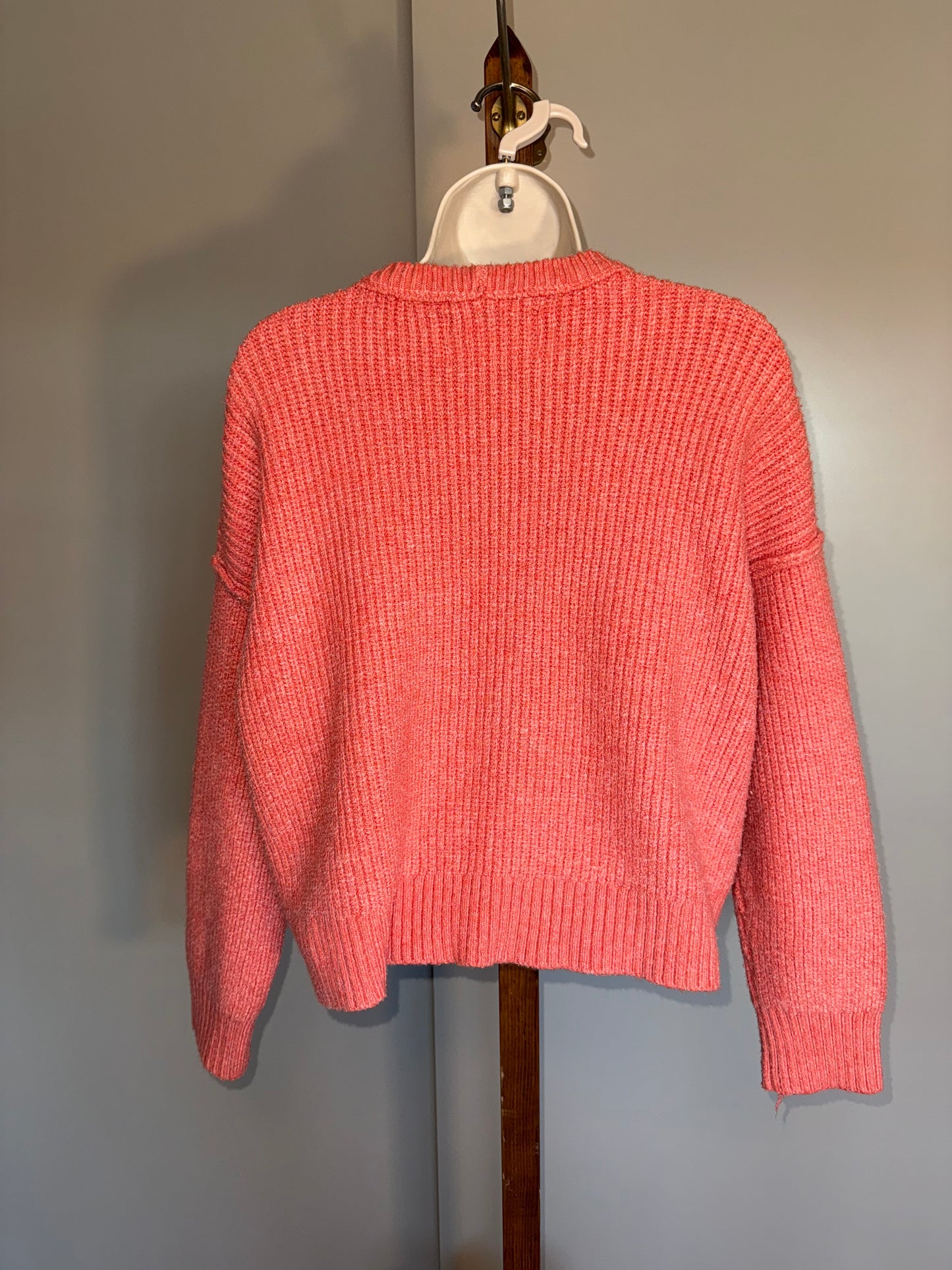 American Eagle (XL) Orange Knit Sweater