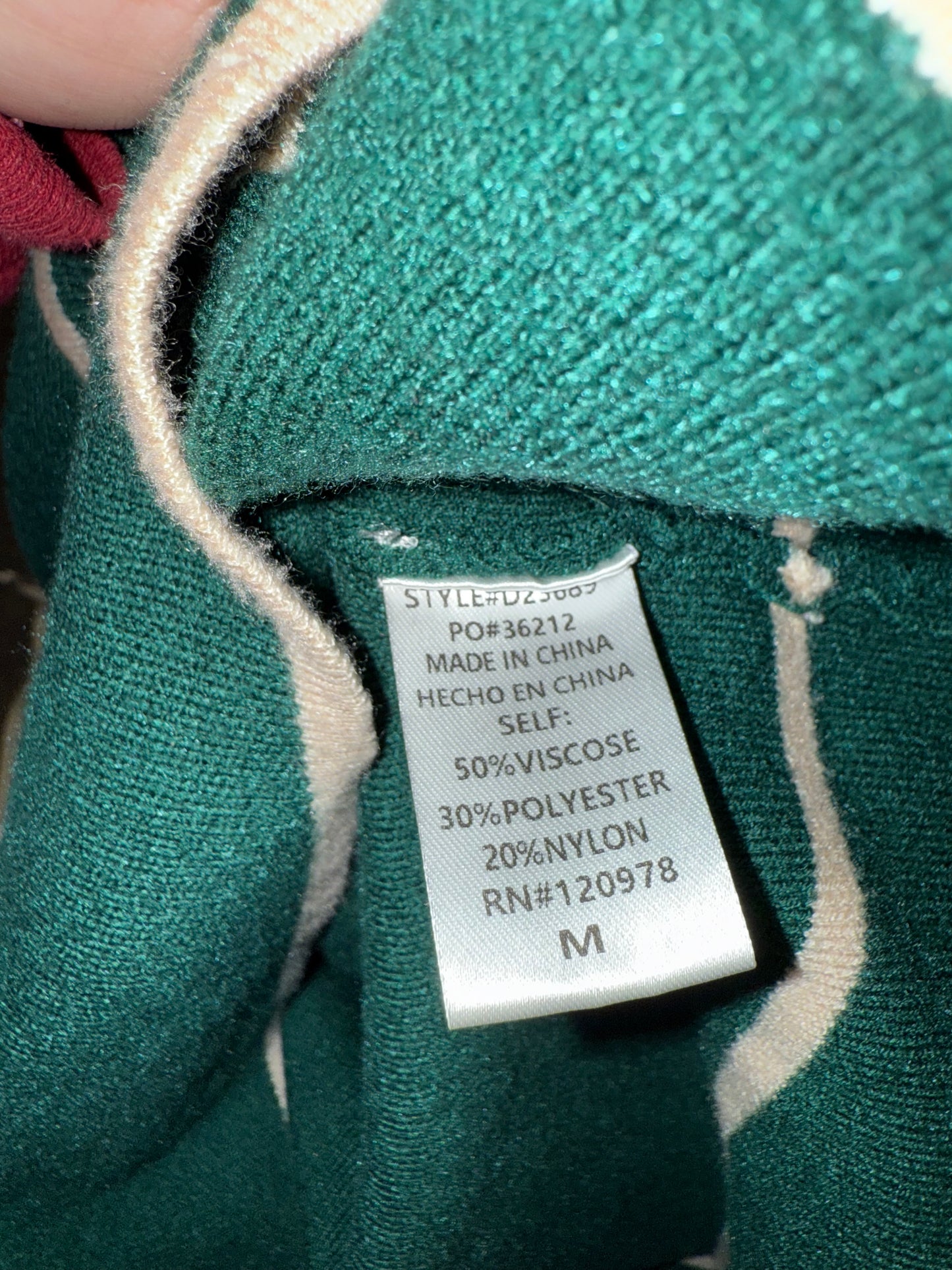 Entro (Medium) Green Sleeveless Turtleneck Soft Knit Sweater Dress w Pockets