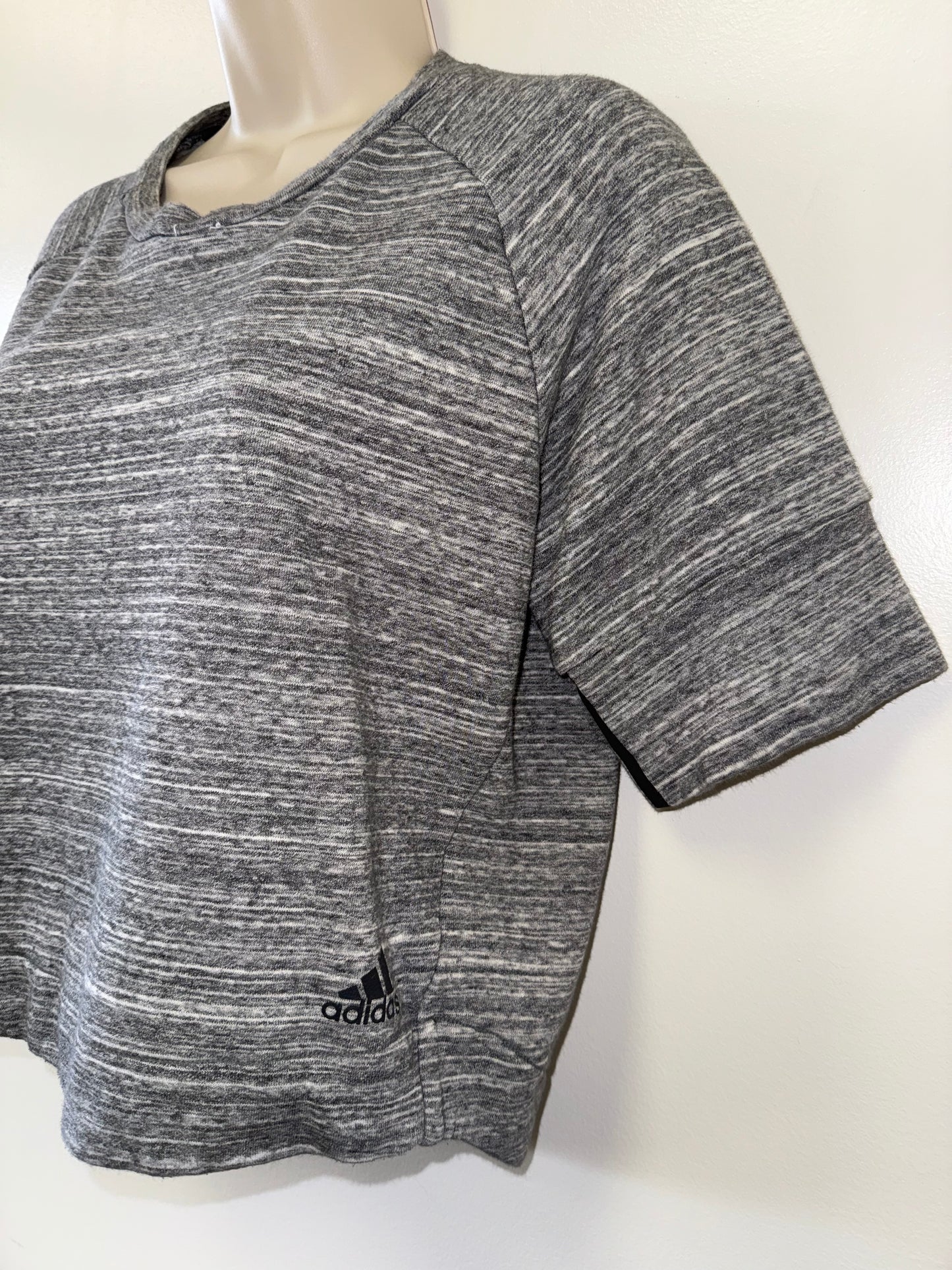 Adidas (Medium) Women's Grey Sweatshirt T-Shirt