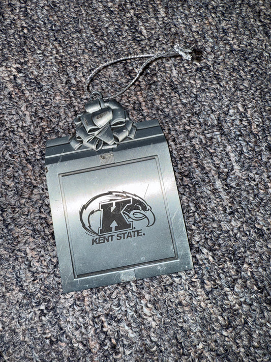 Kent State Metal Plate Ornament