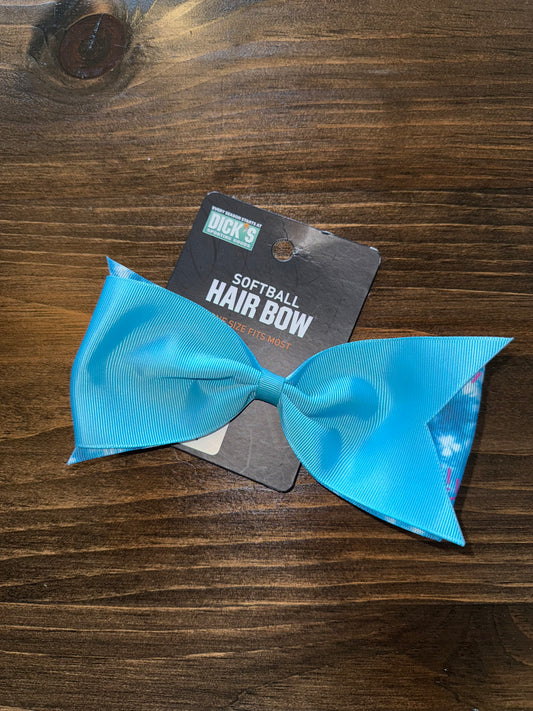 NWT DSG (OS) Brand New Blue Softball Hair Bows