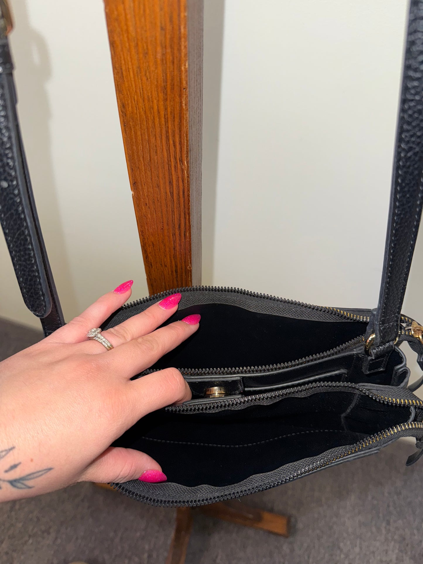 Nanette Lepore Black Crossbody Purse