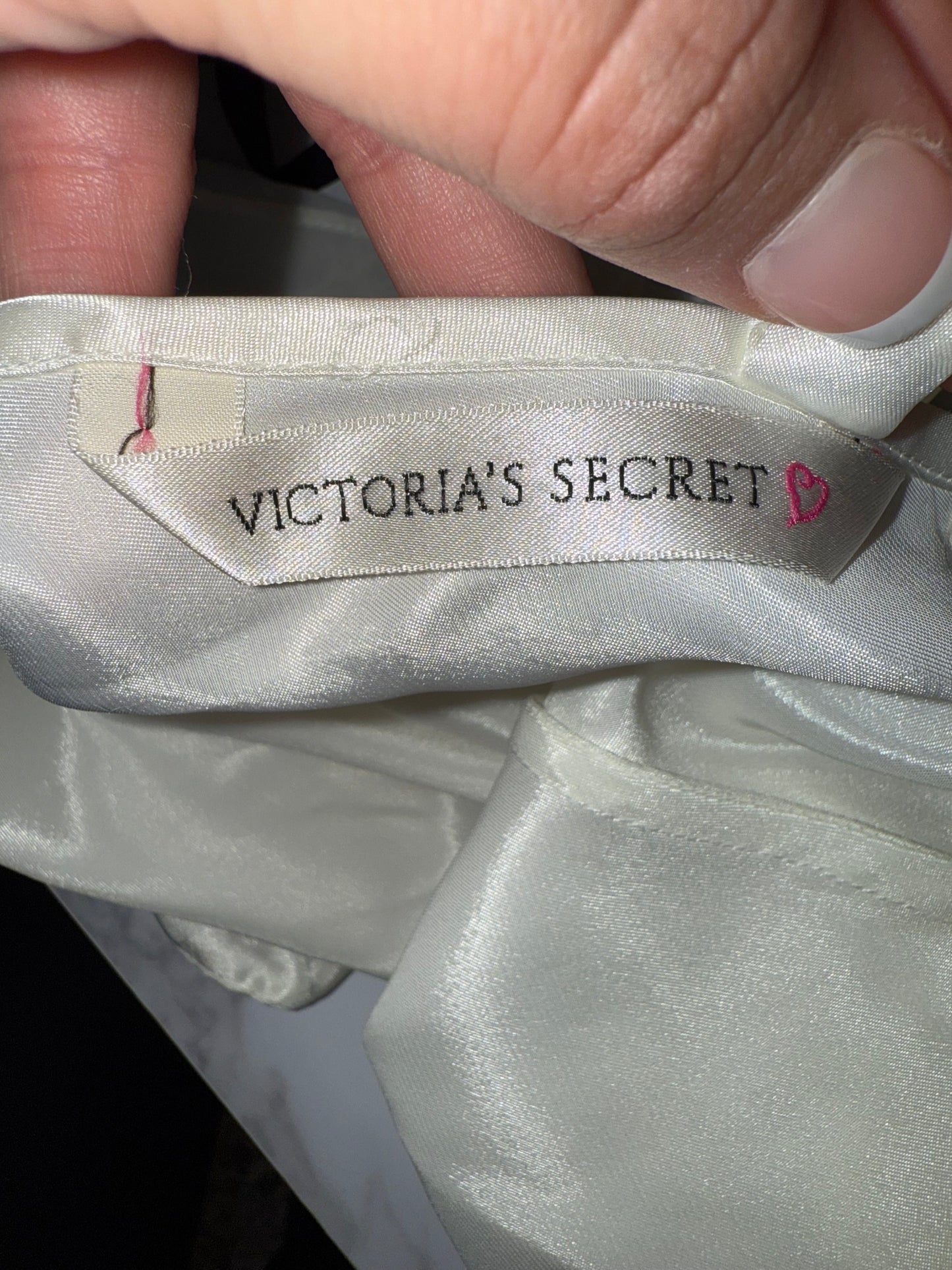 Victoria's Secret (Medium) White Ivory Vintage Bridal Chemise Slip Dress