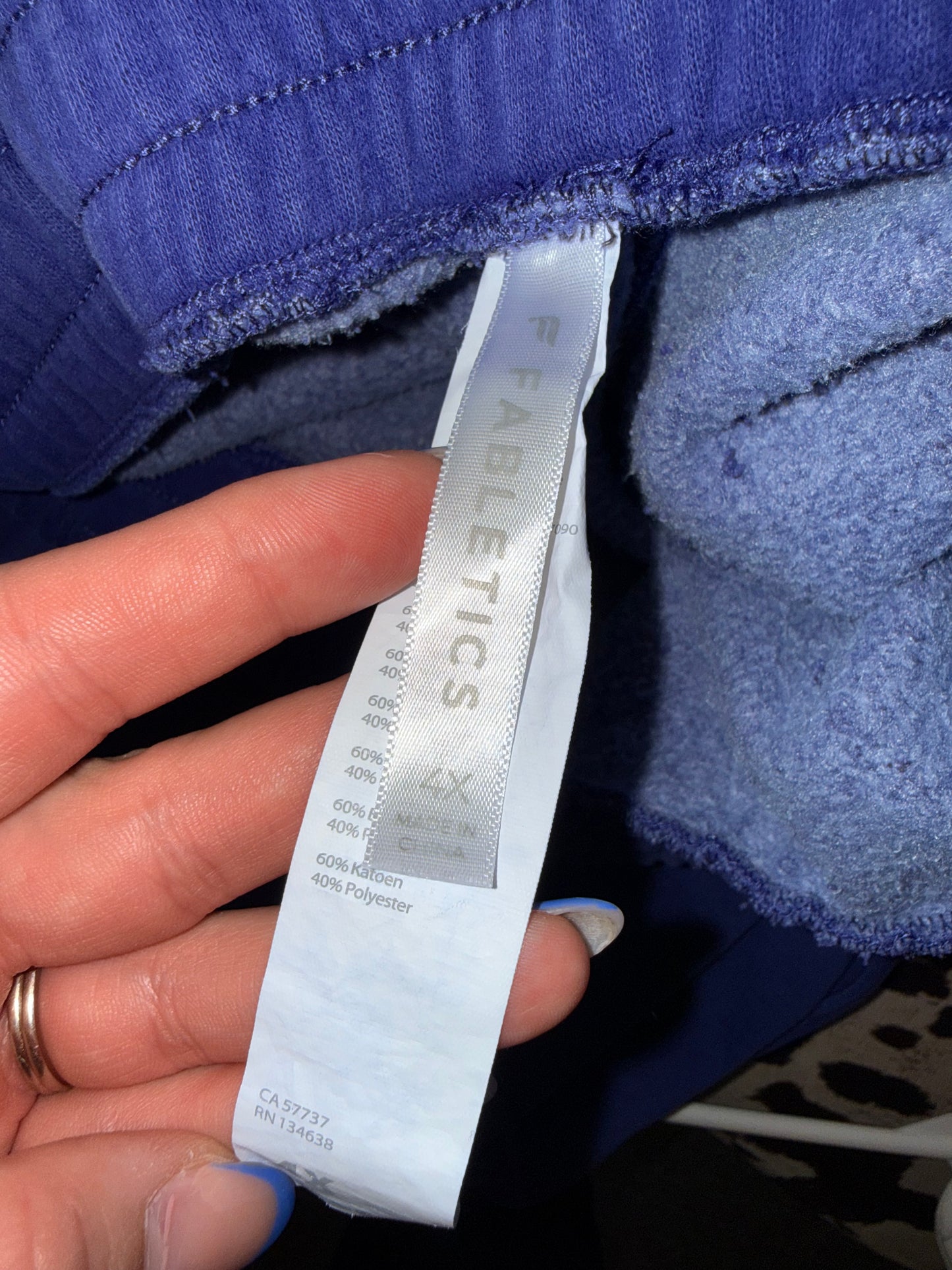Fabletics (4X) Dark Purple Drawstring Joggers Sweatpants