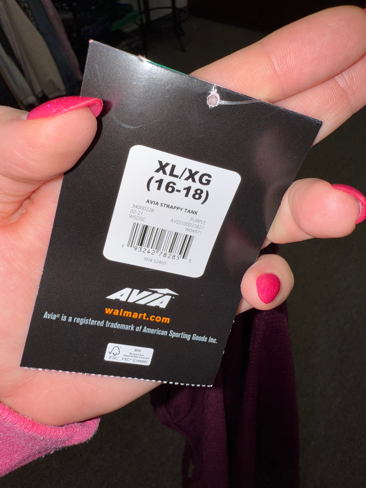 NWT Avia (XL) Brand New Maroon Sporty Tank Top