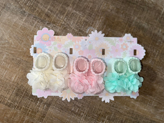 NWT Ava Olivia (0-6 Months) Brand New 3 Piece Pack of Socks