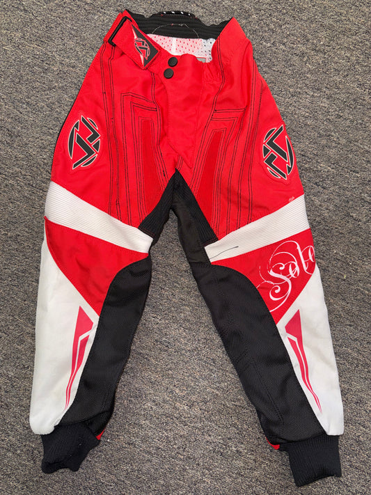 Marshall Racing (18) Red/White/Black Youth Solo Motocross and BMX Pants