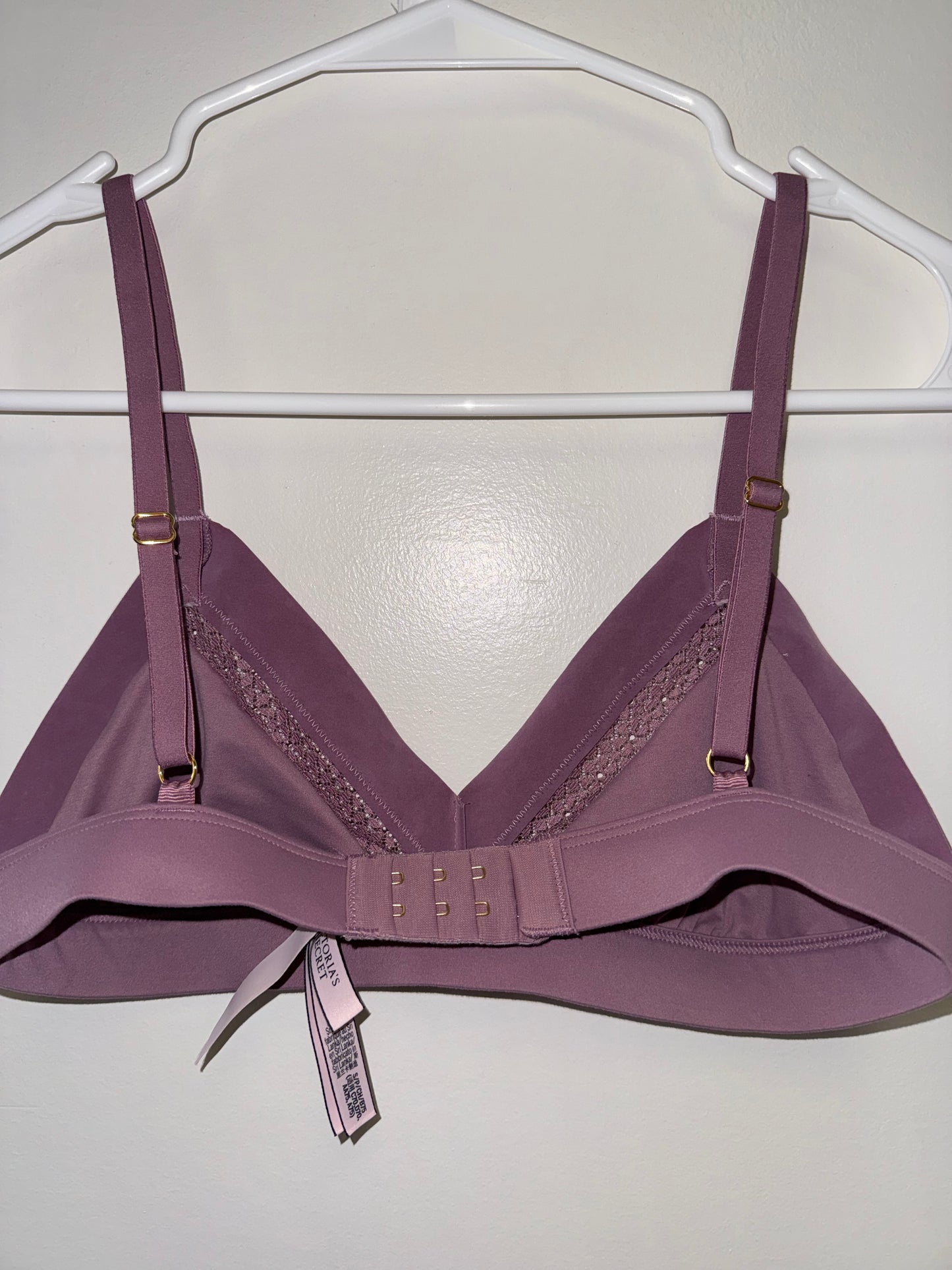 Incredible by Victoria's Secret (Small) Pink Bralette with Lace Detail