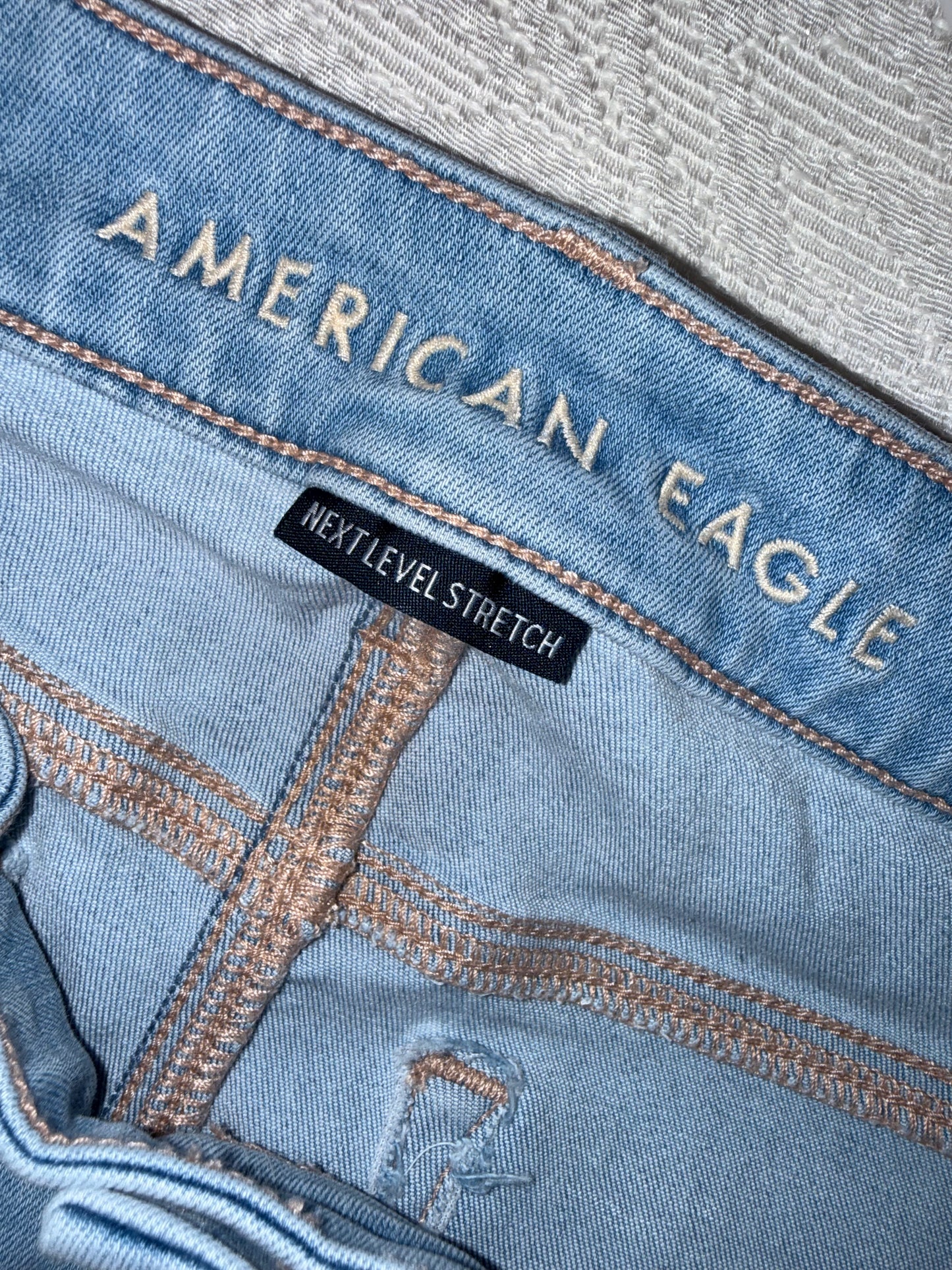 American Eagle (10 Long) Kick Boot Denim Jeans with Next Level Stretch