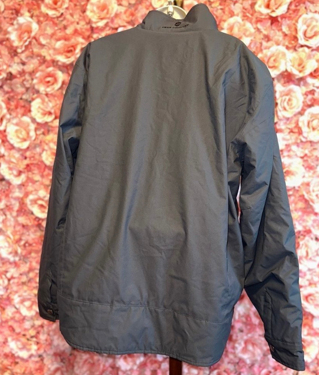 Free Country (XL) Grey Zip Up Jacket Coat