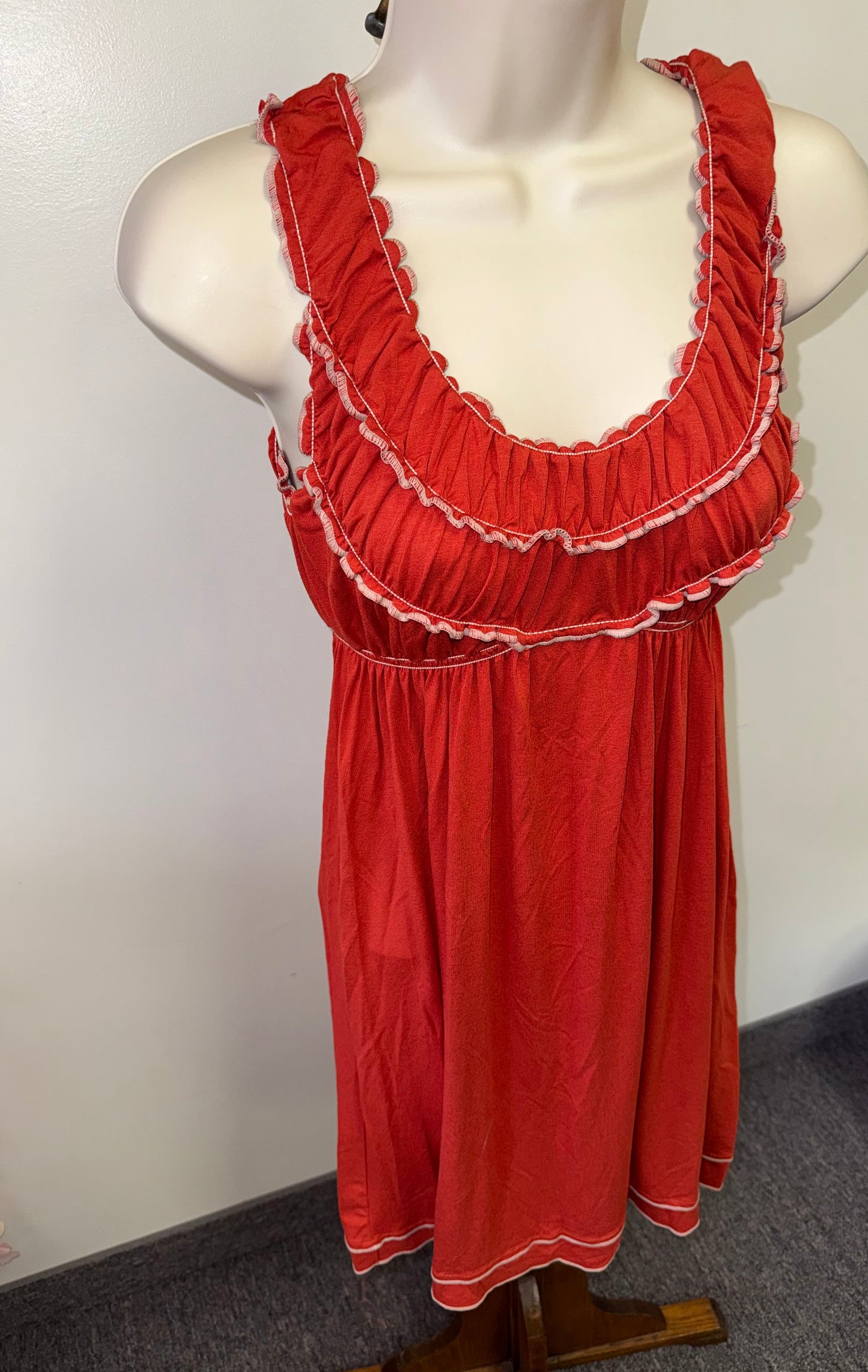 NWT Max Studio (XS) Brand New Burnt Orange Midi Sleeveless Dress
