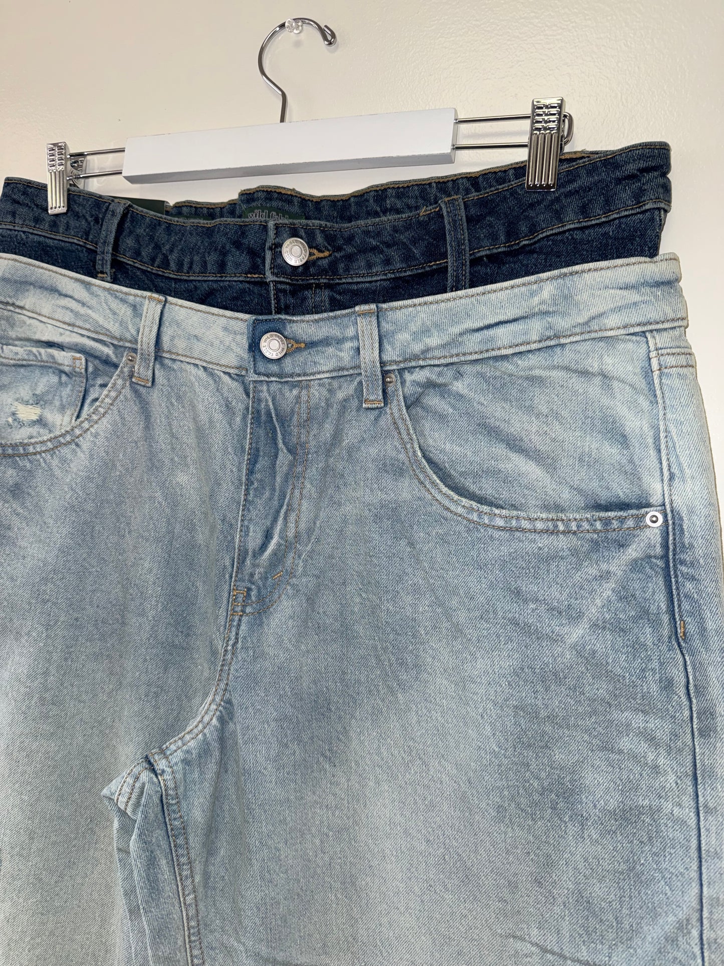 NWT Wild Fable (16) Brand New Mid Rise 90's Relaxed Straight Leg Denim Jeans