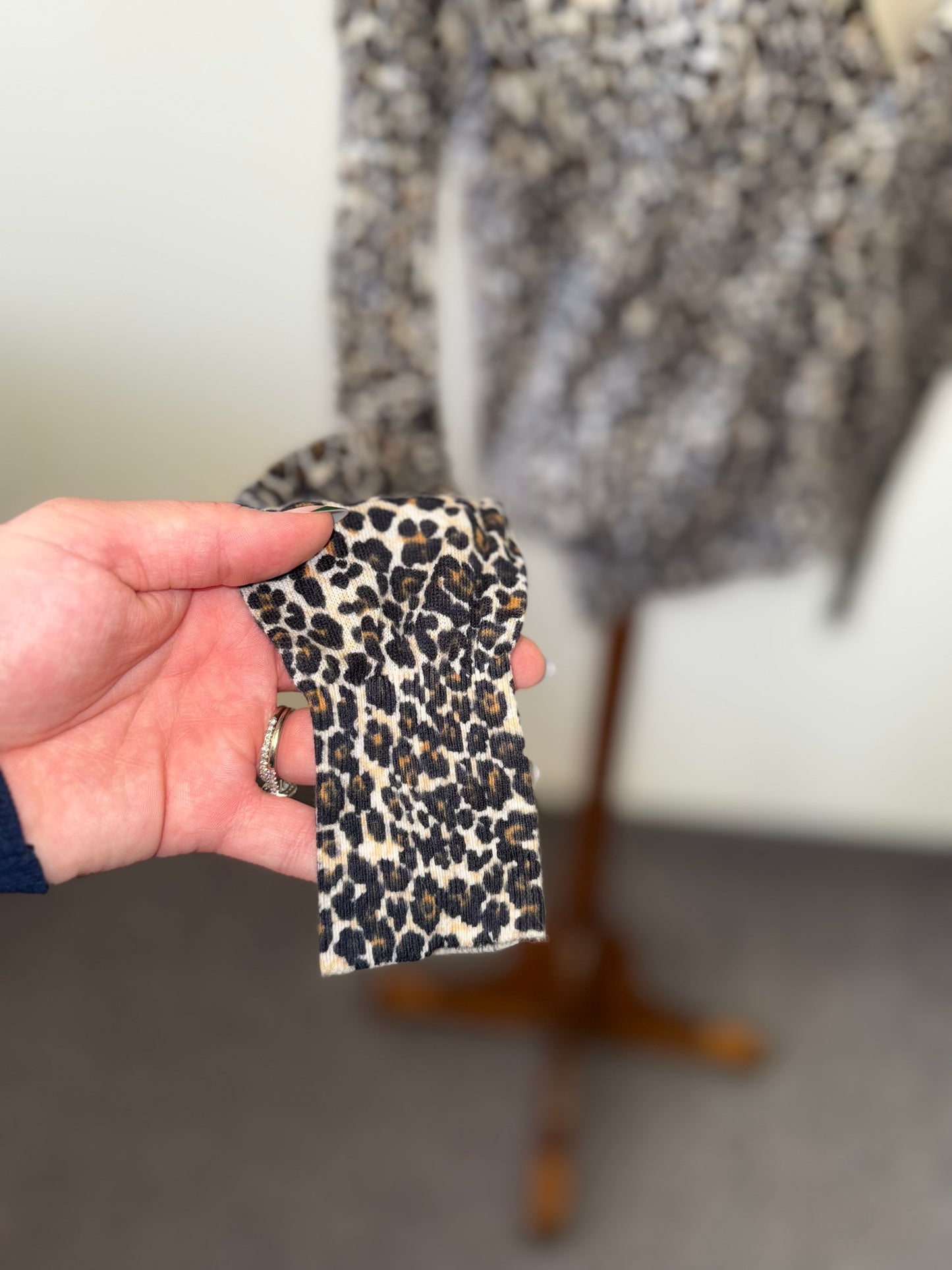 Victoria's Secret (Medium) Vintage Cheetah Print Button Up Lightweight Cardi