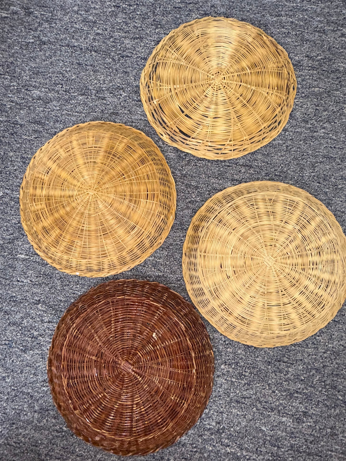 10 Piece Wicker Basket Set - Basket Wall Starter