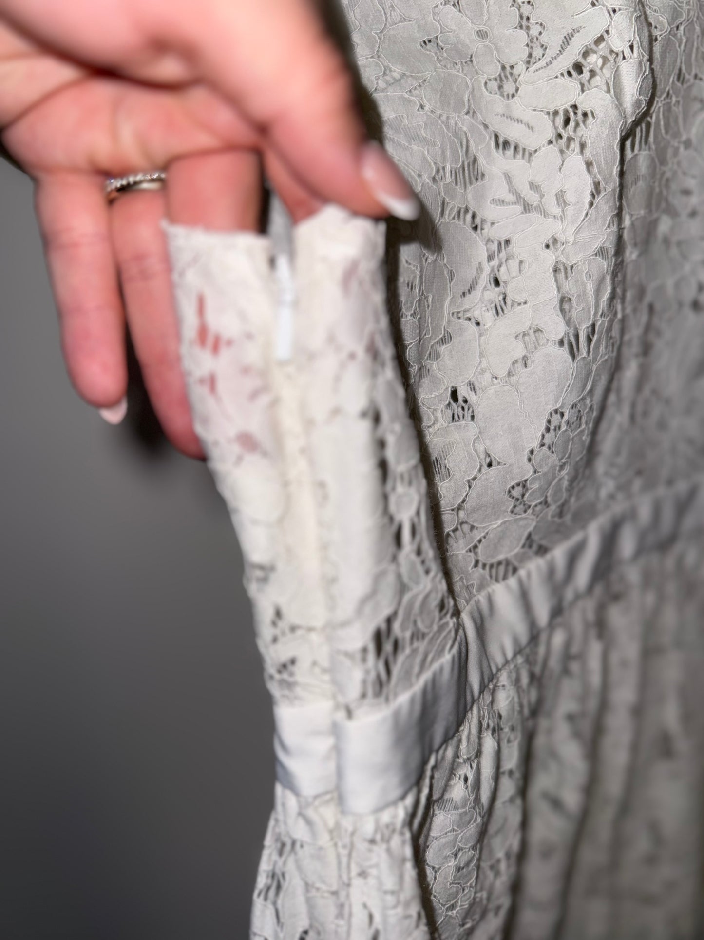 Rachel Zoe (4) White Lace Blouse