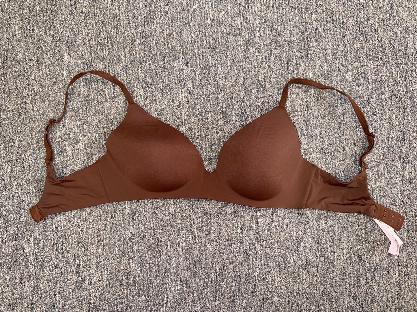 Victoria's Secret (32D) Brown Smooth Soft T-Shirt Lightly Lined Wireless Bra