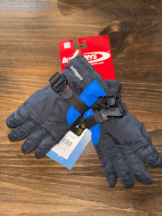 NWT Hotfingers (Youth Small) Brand New Black CX212A Rip N Go ll Jr. Gloves