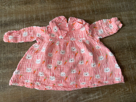Angel Dear (6-12 Months) Rabbit Pattern Long Sleeve