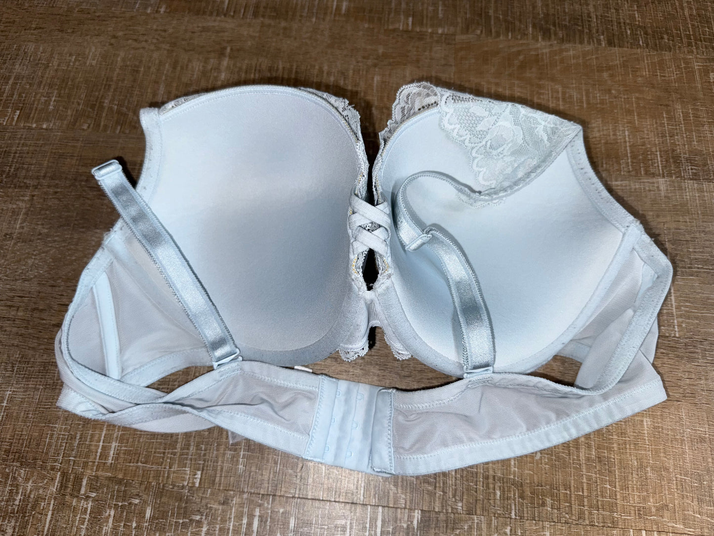Torrid Curve (44C) Light Blue Lace Bra