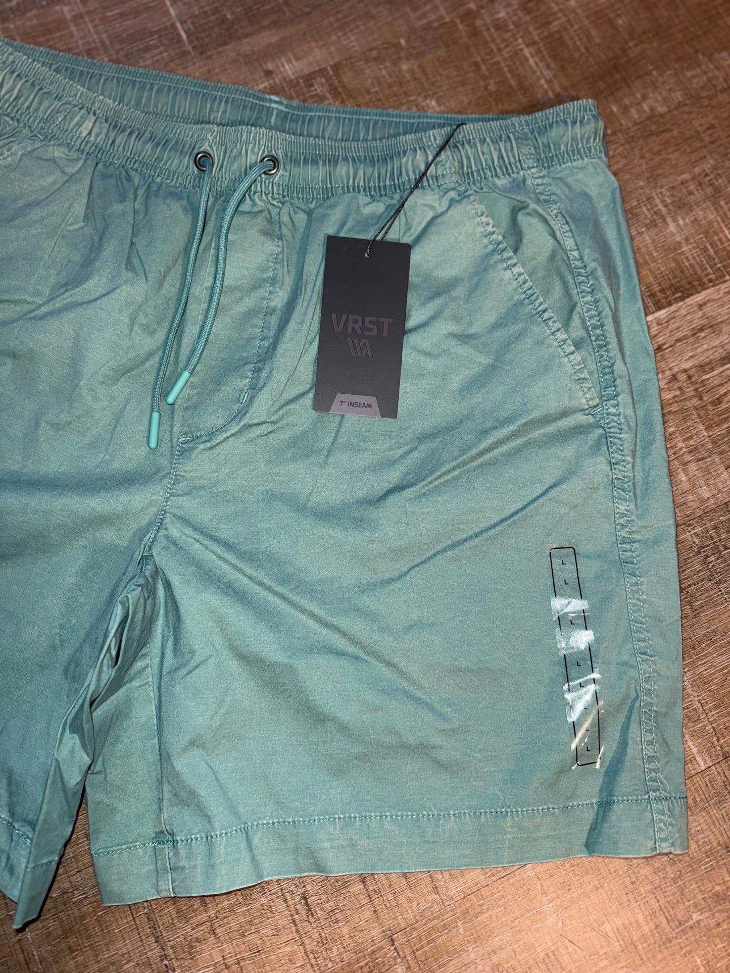 NWT VRST (M//L//XL) Brand New Dusty Teal Shorts with Stretch & 7" Inseam