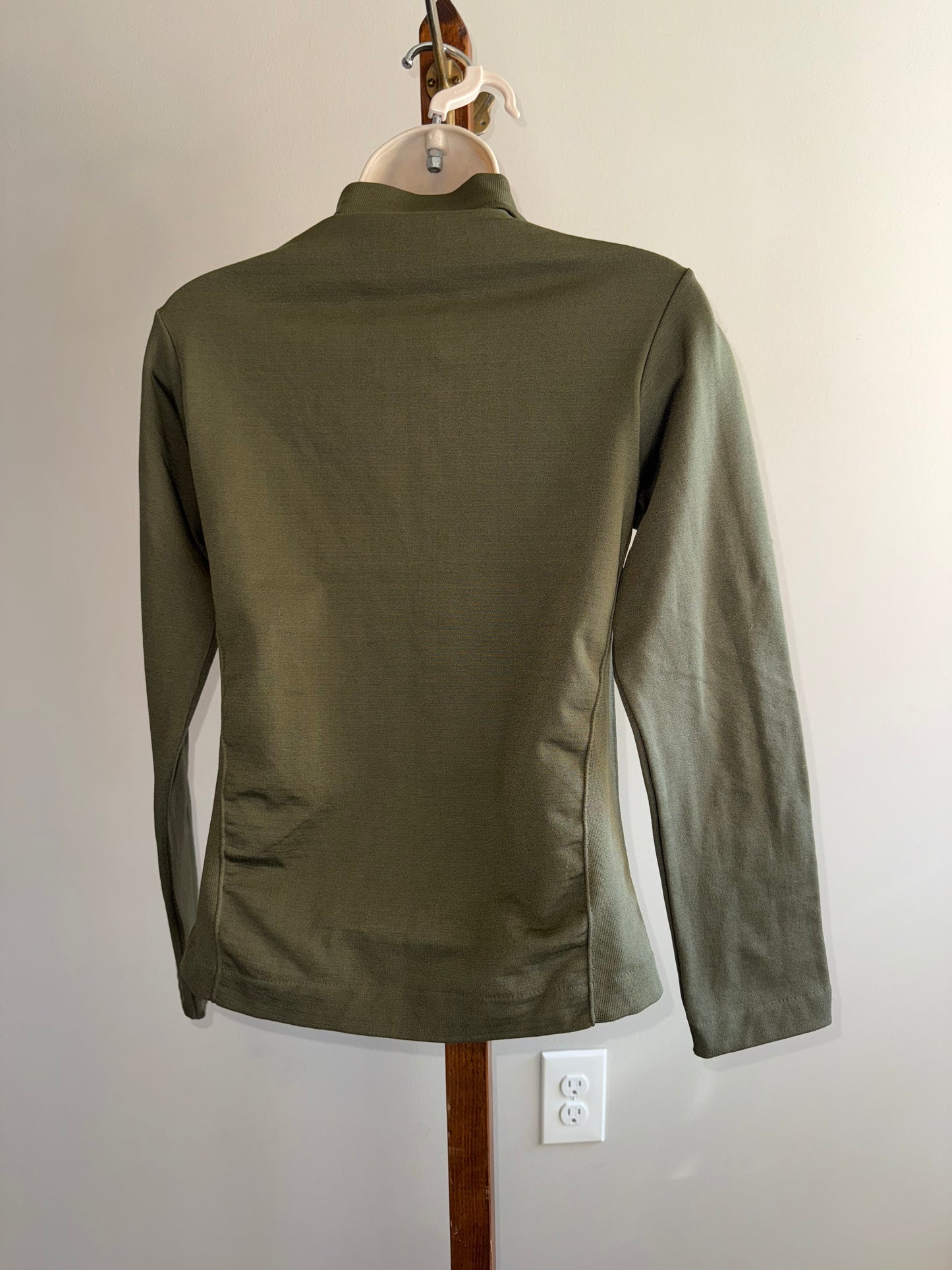 New Mix (One Size) Green Long Sleeve Turtleneck with Stretch