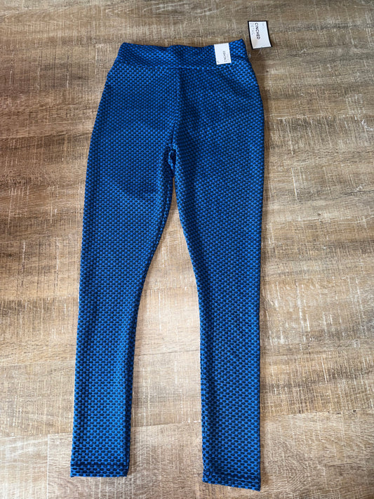 NWT Rue21 (Small) Brand New Blue Cinched Detail Leggings