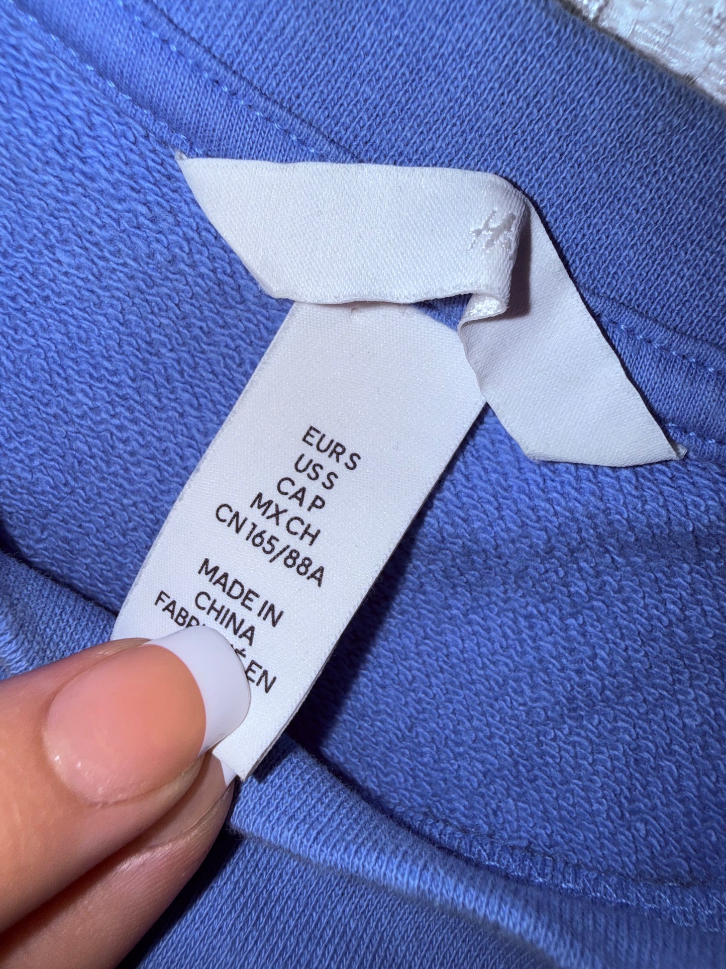 H&M (Small) Blue Cropped Tank